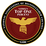 National Association of Distinguished Counsel Top One Percent